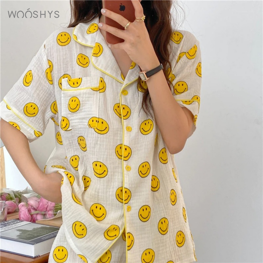 Woóshys Smiley Sleepwear Set